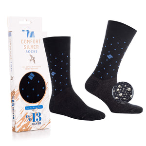 13% Pure Silver Daily Socks - Comfort Silver