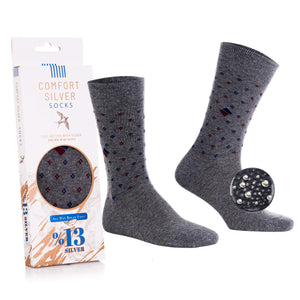 13% Pure Silver Daily Socks - Comfort Silver