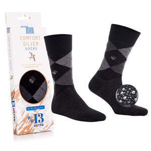 13% Pure Silver Daily Socks - Comfort Silver