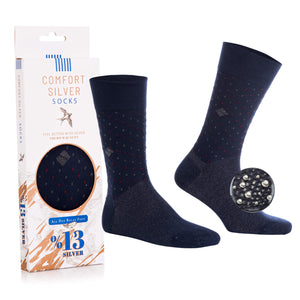 13% Pure Silver Daily Socks - Comfort Silver